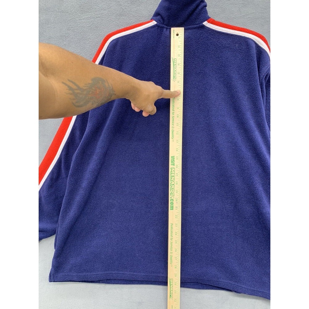 Official NBA Mens Sweatshirt 2XL Red White Blue Performance Fleece Athletic - Picture 13 of 16